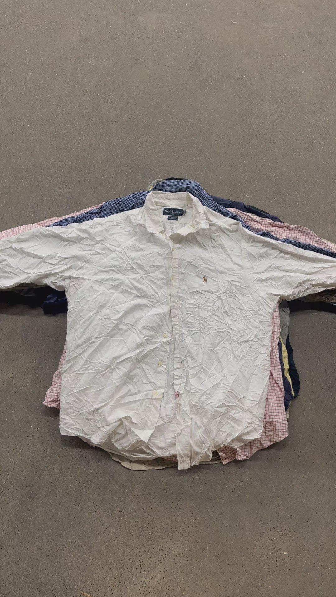 Collection of 50X RALPH LAUREN SHIRTS in a gallery layout